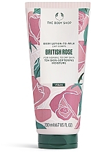 Лосьон для тела "Британская роза" - The Body Shop British Rose 72h Skin Softening Moisturiser Body Lotion-to-Milk — фото N1
