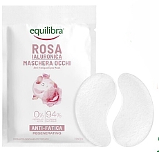 Парфумерія, косметика Маска-патчі для очей - Equilibra Rosa Anti-Fatique Eye Patches