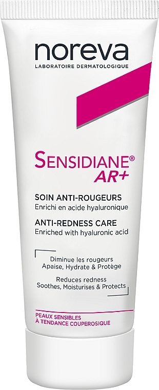 Крем для чувствительной кожи при куперозе и розацеа - Noreva Sensidiane AR+ Anti-Redness Care — фото N1