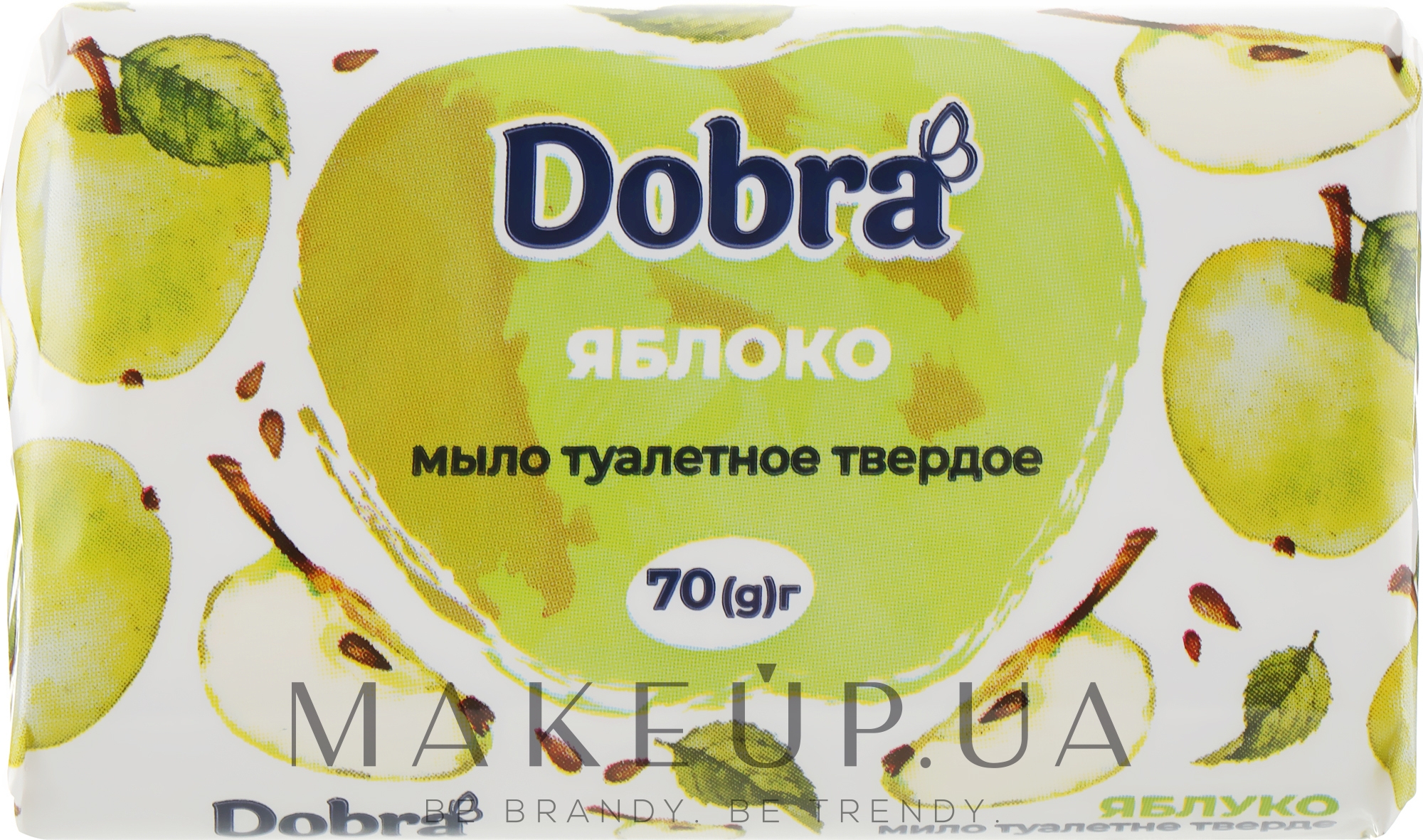 Туалетное мыло "Яблоко" - Мыловаренные традиции Bovary Dobra — фото 70g