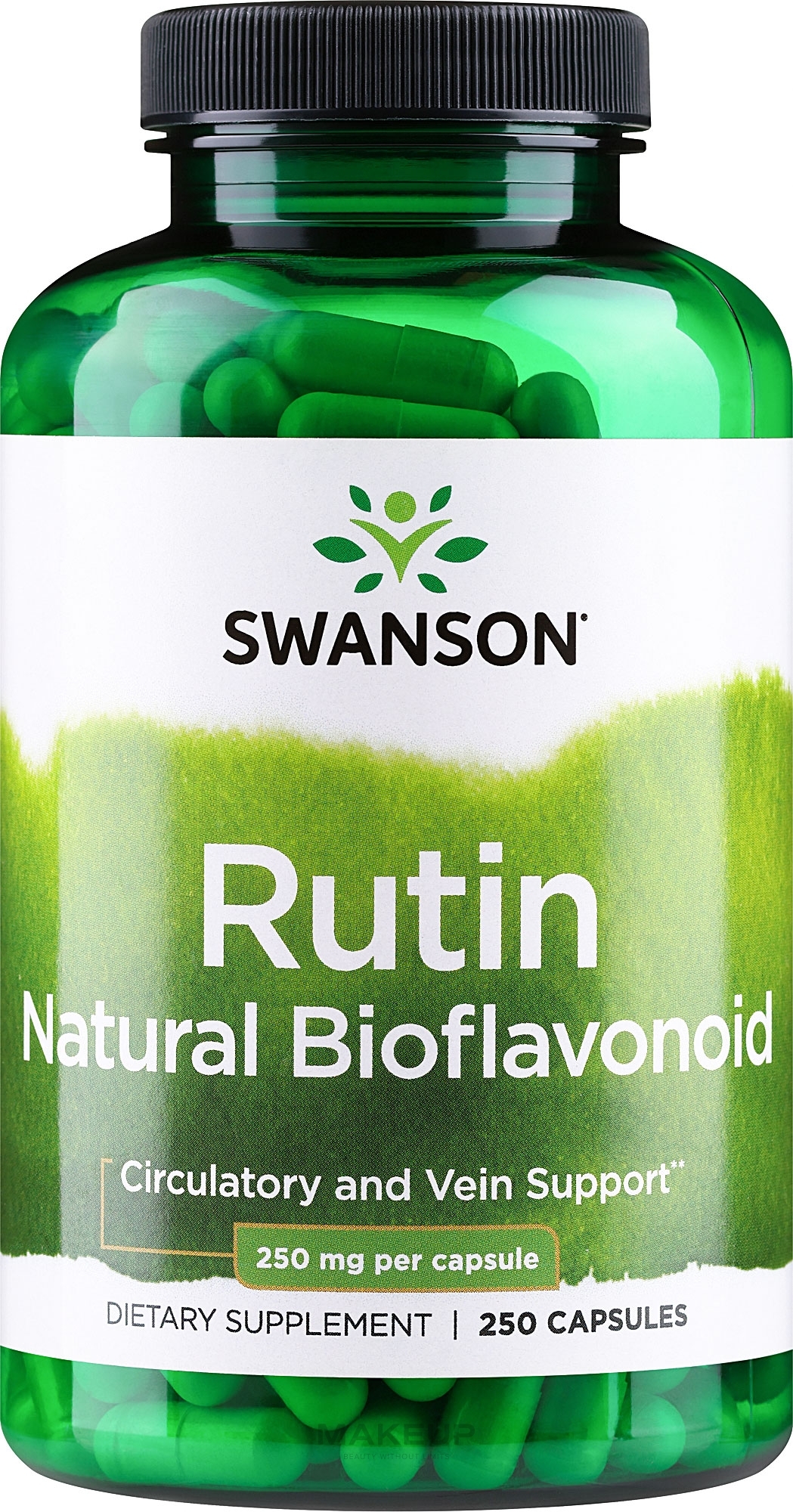 Трявяная добавка 250 мг, 250 шт - Swanson Rutin — фото 250шт