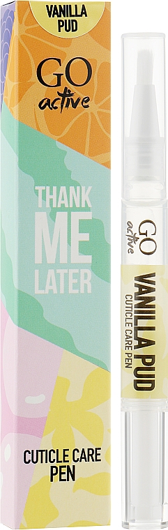 Масло для кутикули - GO Active Thank Me Later Vanilla Pud Cuticle Care Pen — фото N1