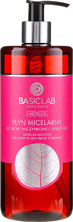 Мицеллярная вода для капиллярной и чувствительной кожи - BasicLab Dermocosmetics Micellis — фото N4