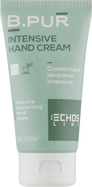 Зволожувальний крем для рук - Echosline B.Pur Intensive Hand Cream — фото N1