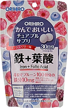 Парфумерія, косметика Залізо й фолієва кислота - Orihiro Iron Folic Acid