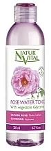 Парфумерія, косметика Тонік для обличчя - Natur Vital Rose Water Tonic Rose Water With Vegetable Glycerine