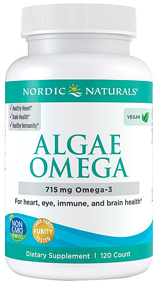 Пищевая добавка "Масло из морских водорослей", 715 мг - Nordic Naturals Algae DHA — фото N2