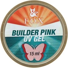 Парфумерія, косметика Моделюючий 3-фазний рожевий гель - F.O.X Builder Pink Gel UV