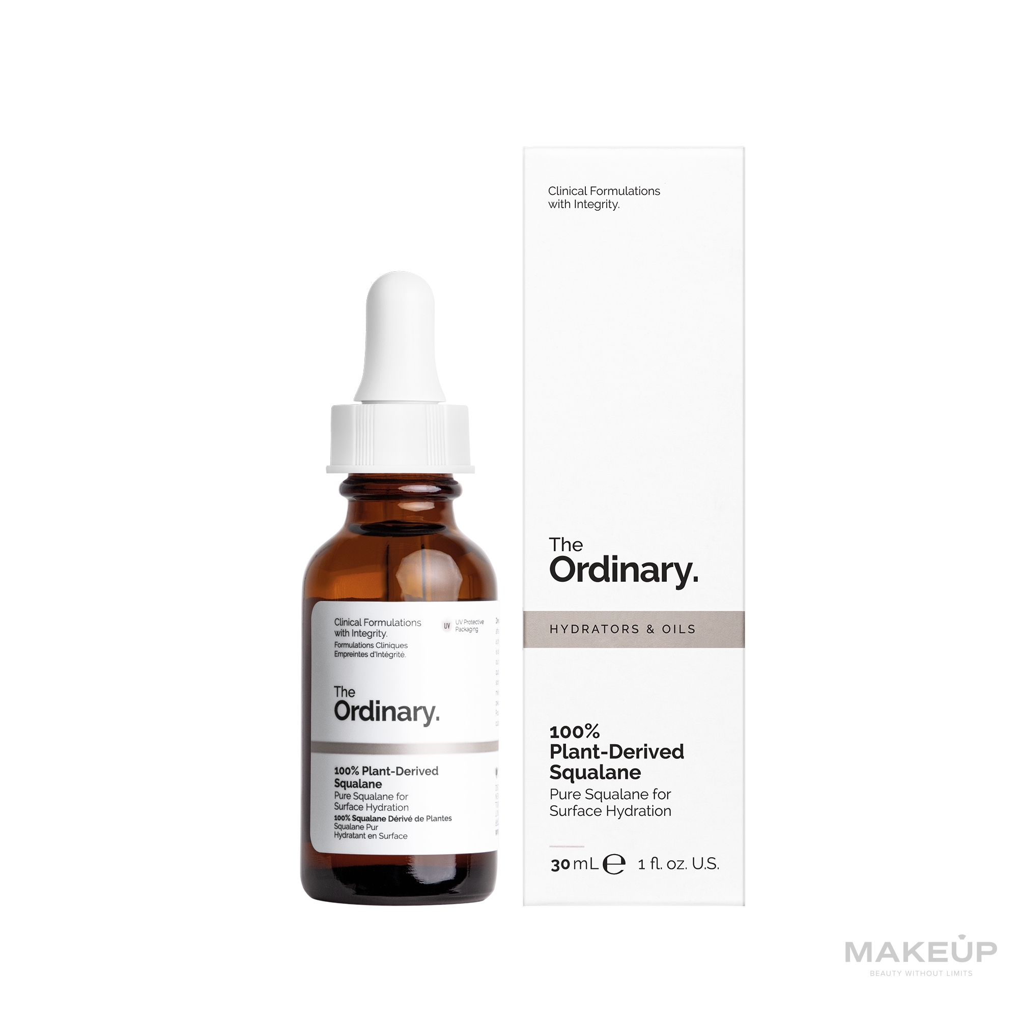 The Ordinary 100% Plant-Derived Squalane - Сквалановое масло 100% натуральности — фото 30ml