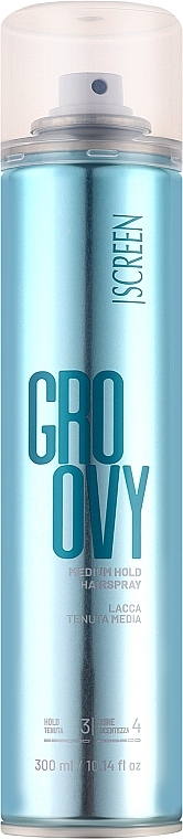 Лак для волос средней фиксации - Screen Groovy Medium Hold Hair Spray — фото N1