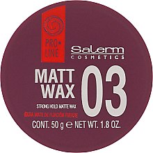 Матовый воск для укладки волос - Salerm Matt Wax — фото N2