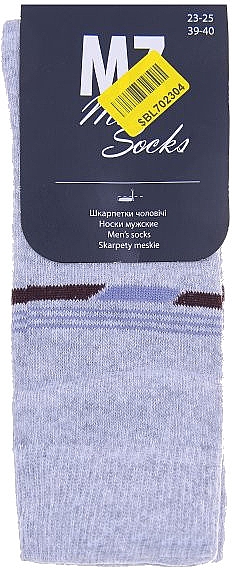 Мужские носки 110, серые - Modna Zona — фото N1