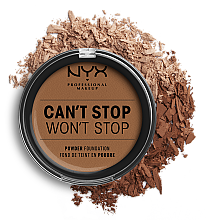 Компактная пудра для лица - NYX Professional Makeup Can't Stop Won't Stop Powder Foundation — фото N2
