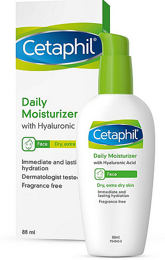 Зволожувальний денний крем для обличчя з гіалуроновою кислотою - Cetaphil Daily Moisturizer — фото N1