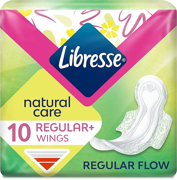 Гігієнічні прокладки, 10 шт - Libresse Natural Care Ultra Normal
