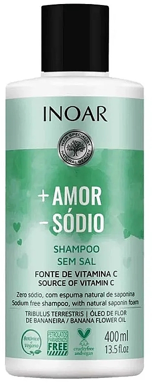 Шампунь для волосся з вітаміном C - Inoar Shampoo Sem Sal — фото N1