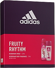Парфумерія, косметика Adidas Fruity Rhythm - Набір (b/spray/150ml + deo/spray/75ml)