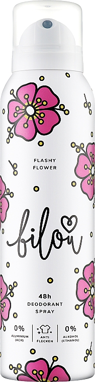 Дезодорант-спрей - Bilou Deodorant Spray Flashy Flower — фото N1