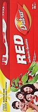 Духи, Парфюмерия, косметика Набор с синей щеткой - Dabur Red (toothbrush/1pc + toothpaste/200g)