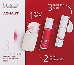 Духи, Парфюмерия, косметика Набор - Biotrade Acne Out (soap/100g + lot/60ml + cr/60ml)