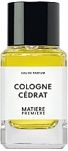 Парфумерія, косметика Matiere Premiere Cologne Cedrat - Парфумована вода (тестер без кришечки)