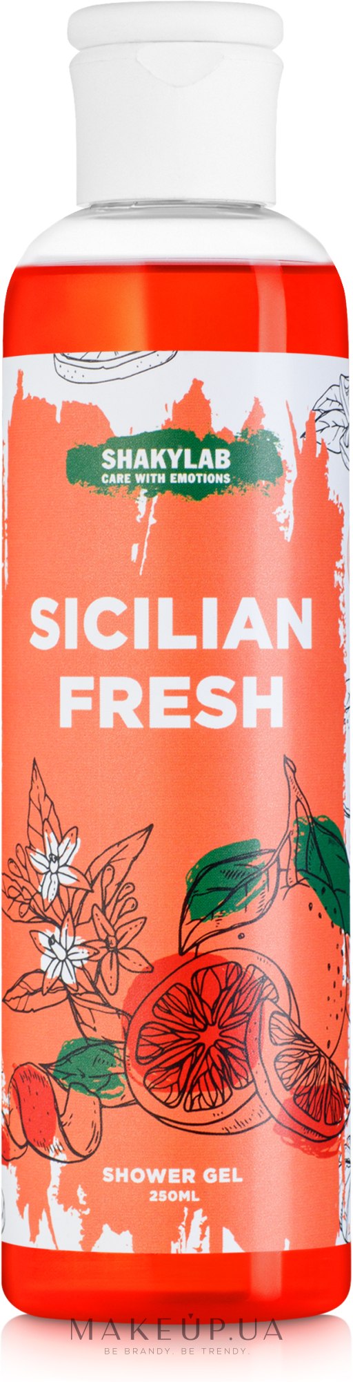 Гель для душу "Sicilian Fresh" - SHAKYLAB Natural Shower & Bath Gel — фото 250ml