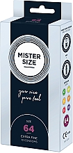 Презервативи латексні, розмір 64, 10 шт. - Mister Size Extra Fine Condoms — фото N2