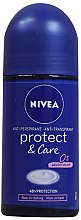 Дезодорант шариковый женский "Защита и забота" - NIVEA Protection and Care Deodorant Roll-On — фото N1