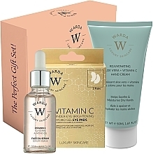 Духи, Парфюмерия, косметика Набор - Warda Bright & Hydrated Gift Set (oil/serum/30ml + h/cr/50ml + eye/pads/3pcs)