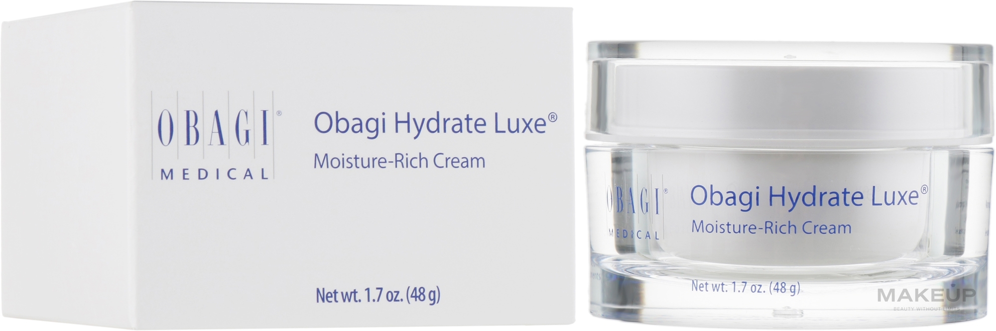 Интенсивный увлажняющий крем - Obagi Medical Hydrate Luxe Moisture-Rich Cream — фото 48g