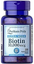 Парфумерія, косметика Харчова добавка "Біотин" - Puritan's Pride Biotin 10000 mcg