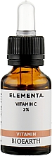 Сыворотка для лица "Витамин С 2%" - Bioearth Elementa Vitamin C 2% — фото N3