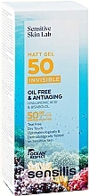 Сонцезахисний матувальний гель - Sensilis Matt Gel SPF50+ Invisible Oil Free & Antiaging — фото N2