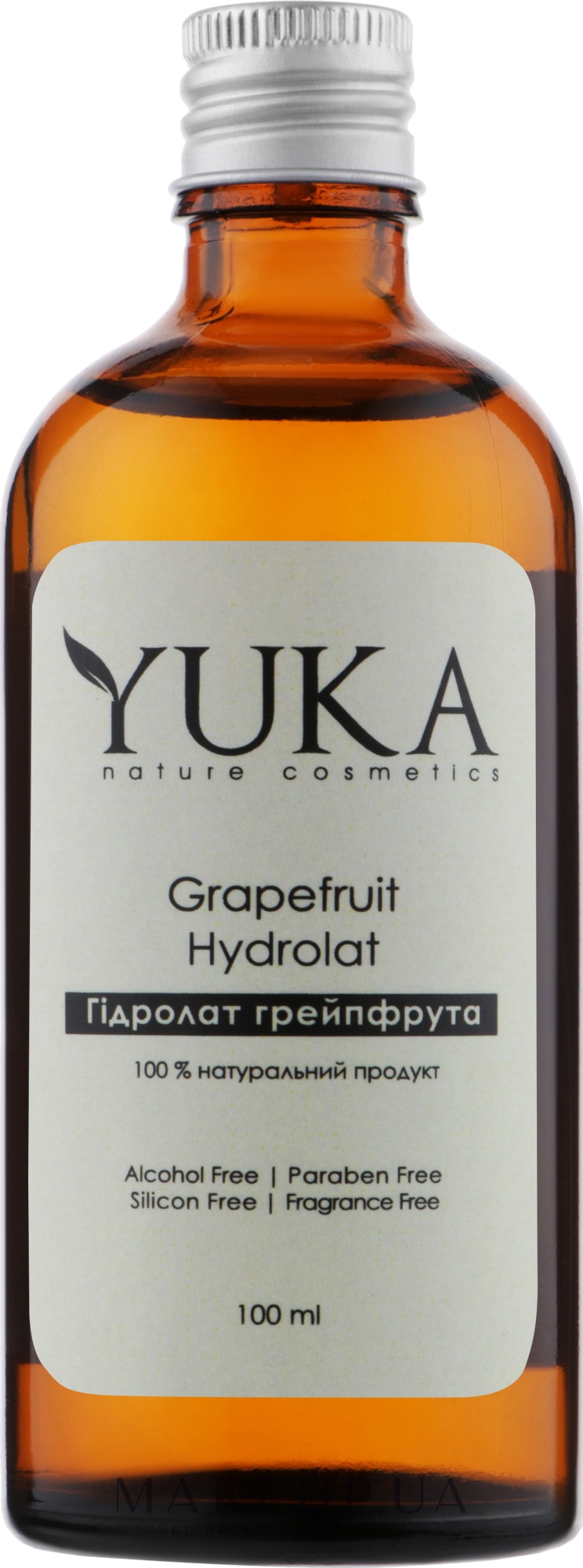 Гідролат грейпфрута - Yuka Hydrolat Grapefruit — фото 100ml