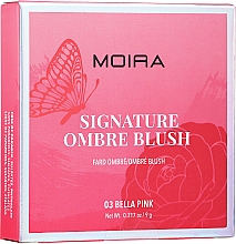 Рум'яна для обличчя - Moira Signature Ombre Blush — фото N8