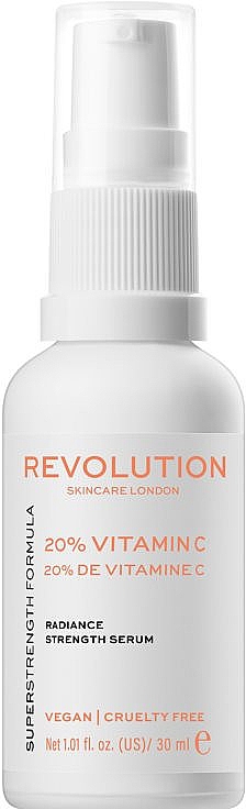 Сыворотка для лица с витамином С, 20 % - Makeup Revolution Skincare Serum 20% Vitamin C — фото N1