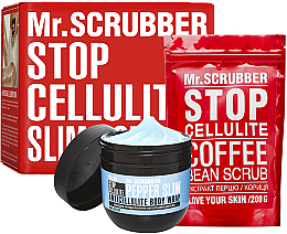 Духи, Парфюмерия, косметика УЦЕНКА Набор - Mr.Scrubber Stop Cellulite Cold Pepper Slim (cr/cold/250g + scrub/200g) *