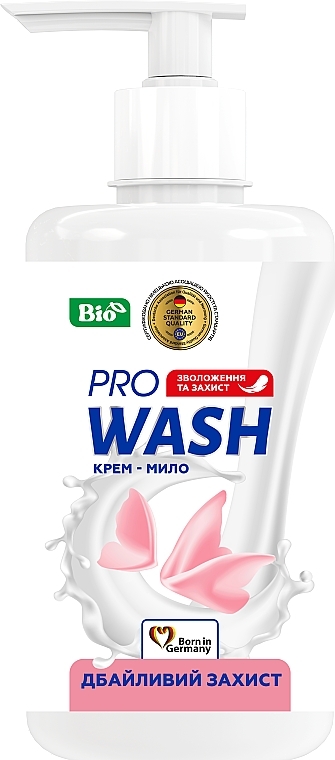 Рідке крем-мило "Дбайливий захист" - Pro Wash  — фото N1