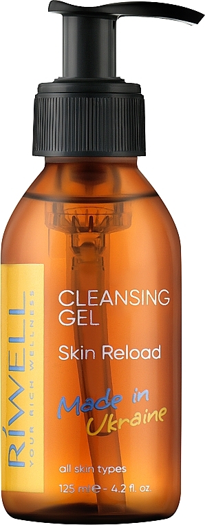 Гель для вмивання безсульфатний з амінокислотами та бетаїном - Riwell Skin Reload Cleansing Gel pH 5.5