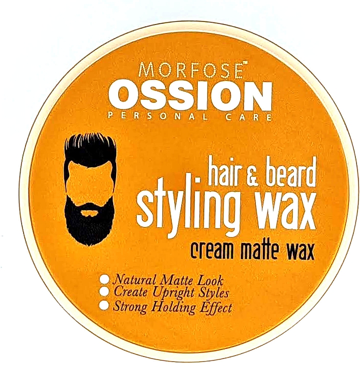 Віск для укладання волосся та бороди - Morfose Ossion Cream Matte Styling Wax For Hair & Beard — фото N2
