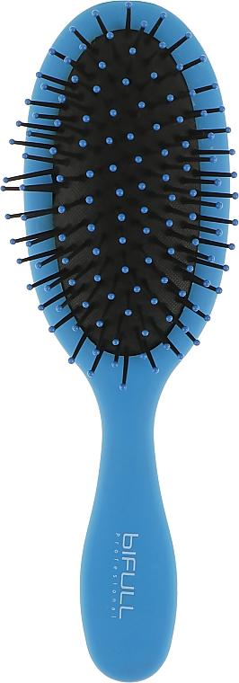 Щетка для волос, мягкая, синяя - Perfect Beauty Brushes Cora Soft Touch Dark Blue — фото N1