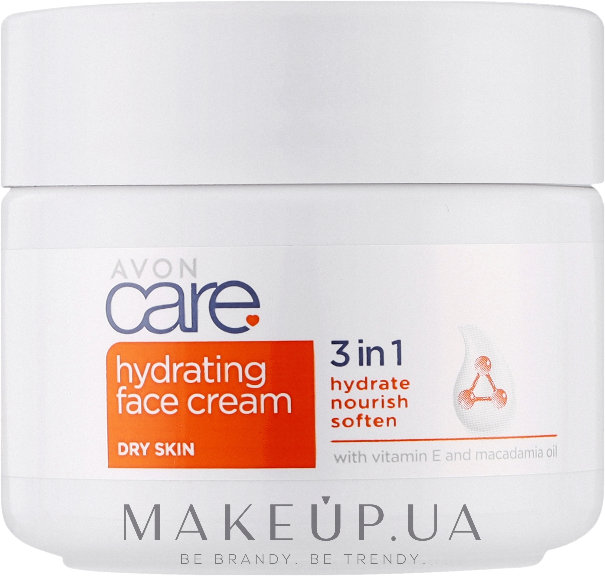 Увлажняющий крем для лица 3в1 для сухой кожи - Avon Care Hydrating Face Cream 3 In 1 Dry Skin — фото 100ml