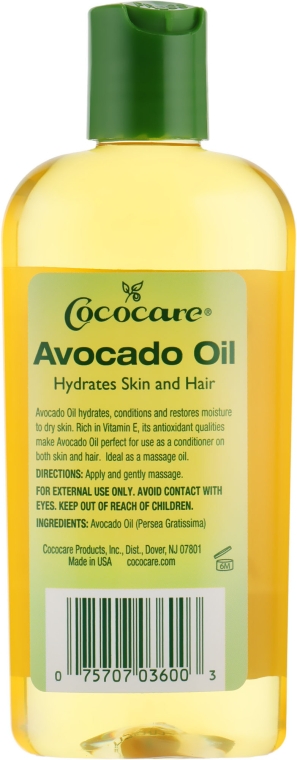 Масло для волос "Авокадо" - Cococare Hair Oil — фото N2