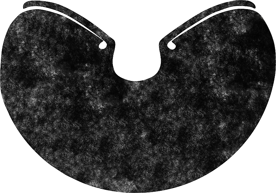 Одноразова перукарська накидка, чорна - Angry Beards — фото N1