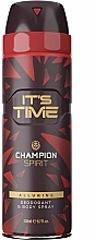 Духи, Парфюмерия, косметика Дезодорант-спрей - It's Time Champion Spirit