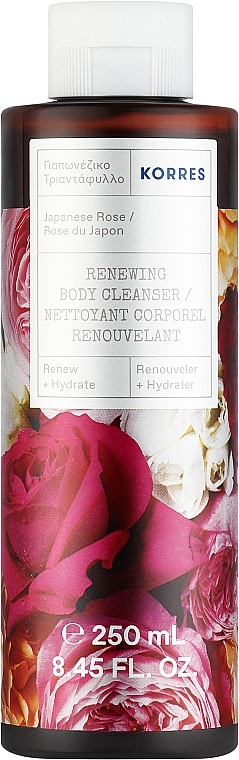 Гель для душу "Японська троянда" - Korres Japanese Rose Renewing Body Cleanser — фото N1