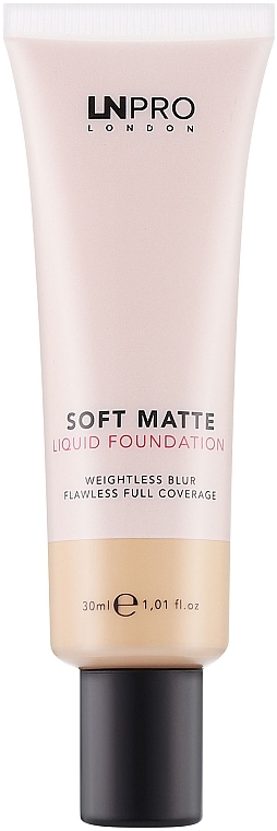 Тональна основа для обличчя з матовим ефектом - LN Professional Soft Matte Liquid Foundation