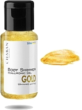 Духи, Парфюмерия, косметика Гиалуроновый гель-шиммер для тела "Gold" - Chaban Natural Cosmetics Body Shimmer (мини)