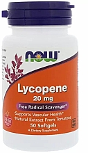 Парфумерія, косметика Харчова добавка "Лікопін 20 мг" - Now Foods Lycopene 20 mg