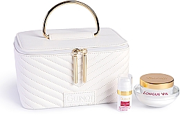 Парфумерія, косметика Набір - Guinot Vanity Jeunesse Yeux Longue Vie (f/cr/50ml + eye/cr/5ml + bag)